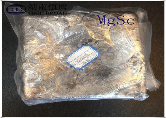 Скандий магний Mg30%Sc Сплав отвердитель Mg Сплав сливочный слив для переработки зерна