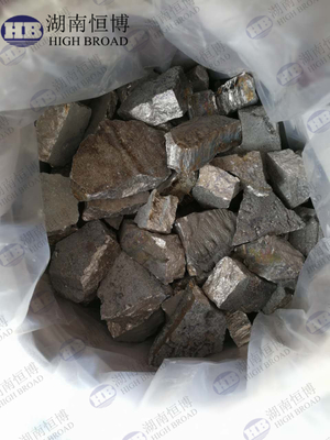 Силивер/серый слиток мастерского сплава магния никеля Ни 14-18% для Нодуларисер
