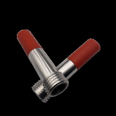 Сопло для пескоструйной обработки из карбида бора с крупной резьбой M14x1.5, твердостью HRA 93+ и максимальной температурой 600°C