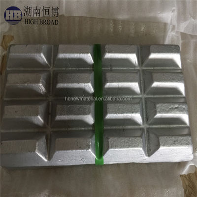 Aluminium Rare Earth Alloy Ingot with 10-20% Rare Earth Content Enhances Mechanical Properties at 720℃-780℃ Add Temperature