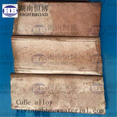 Медная бериллиевая лигатура с содержанием бериллия 3%, 4%, 5% для улучшения механических свойств