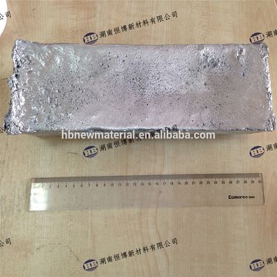 AlW5% AlLi10% ZnLi3% Алюминиевый слиток редкоземельного сплава для улучшения структуры зерна и авиационных применений