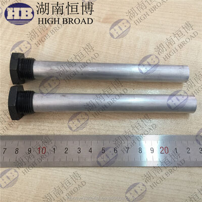 Алюминиевый цинковый сплав анодный стержень для водонагревателей - коррозионностойкий жертвенный анод с опциями индивидуального размера