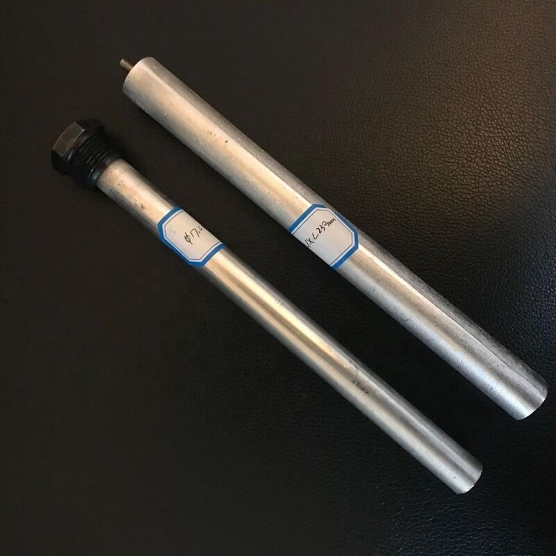 Хорошая обрабатываемость Запасные части для водонагревателей Магниевые аноды с гладкой поверхностью Долговечные решения для защиты от коррозии