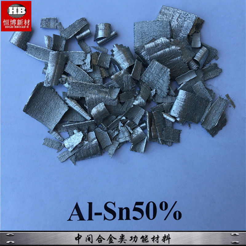 AlSn50% Алюминиевые оловянные чипы из основного сплава для переработки зерна и улучшения свойств алюминиевого сплава